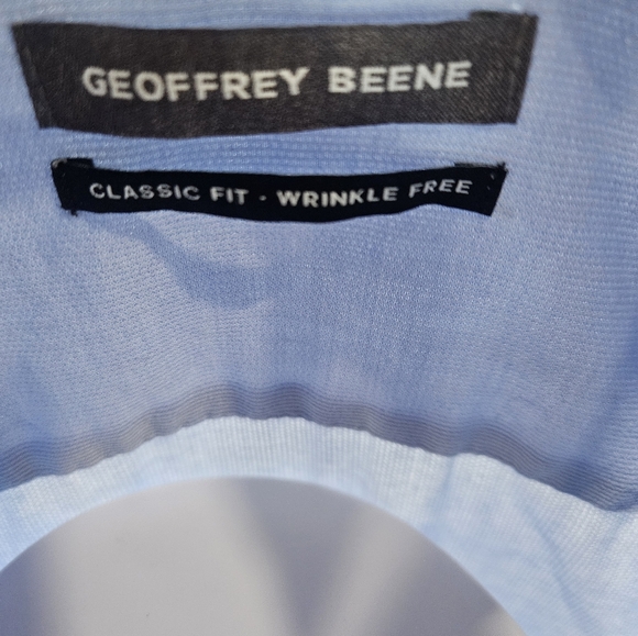 Geoffrey Beene classic fit men's button-down longsleeve 16.5 - Picture 7 of 7